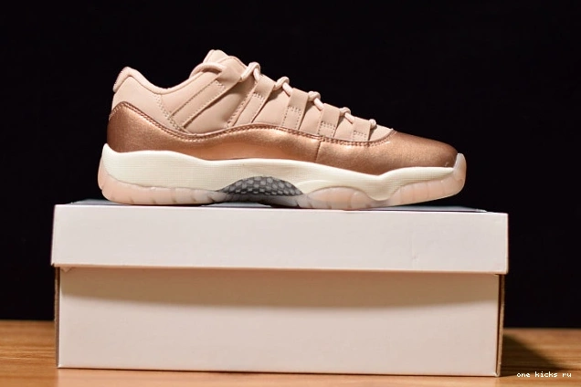 Cheap GS Air Jordan AH7860-105 Gold Rose Low 11 0812